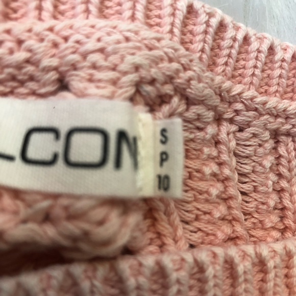 Volcom Powder Pink Mess Round Crewneck Sweater - Picture 8 of 11